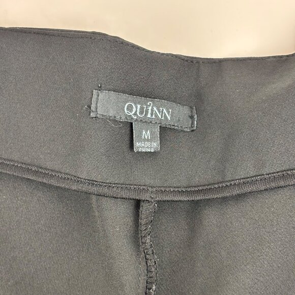 Quinn Tailored Shorts Womens Size Medium Black Mid-Rise Pin Up Style - Picture 7 of 10